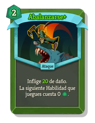 Abalanzarse +