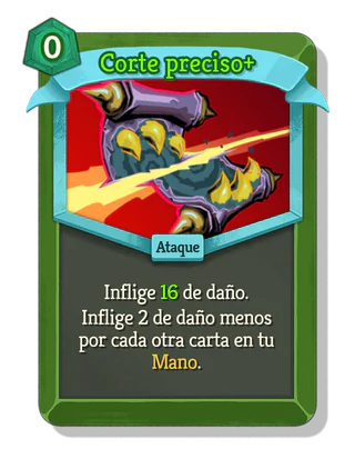 Corte preciso +