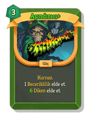 Aşındırıcı +