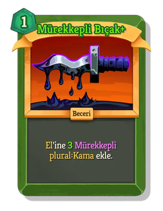 Mürekkepli Bıçak +
