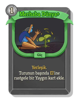 Merhaba Dünya +