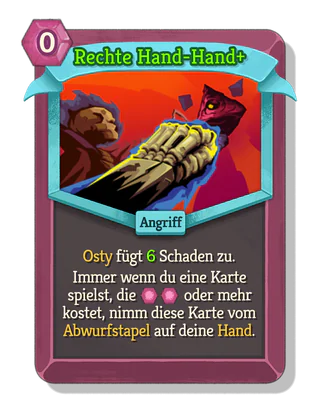 Rechte Hand-Hand +