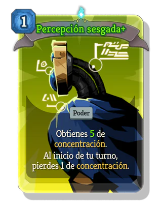 Percepción sesgada +