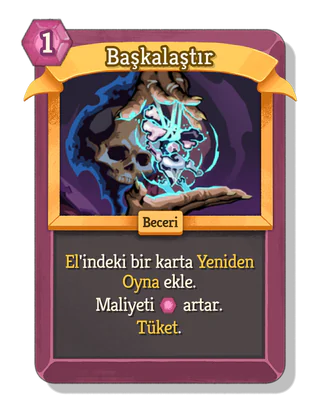 Başkalaştır